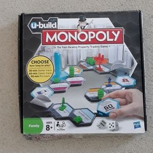 Hasbro's U-Build Monopoly Family Board Game